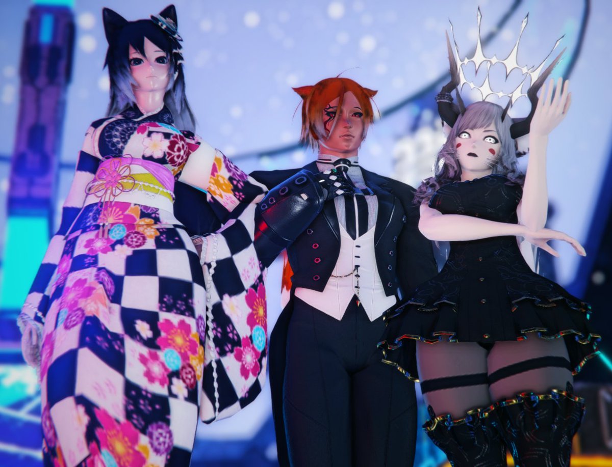 Christi36798533's tweet photo. @Liona_NGS ty for the pics today.
Ty for being my leader and photographer! 

(I has crown and horns.)
#PSO2NGS_SS #KingCorpse https://t.co/fZrWDa6yLV