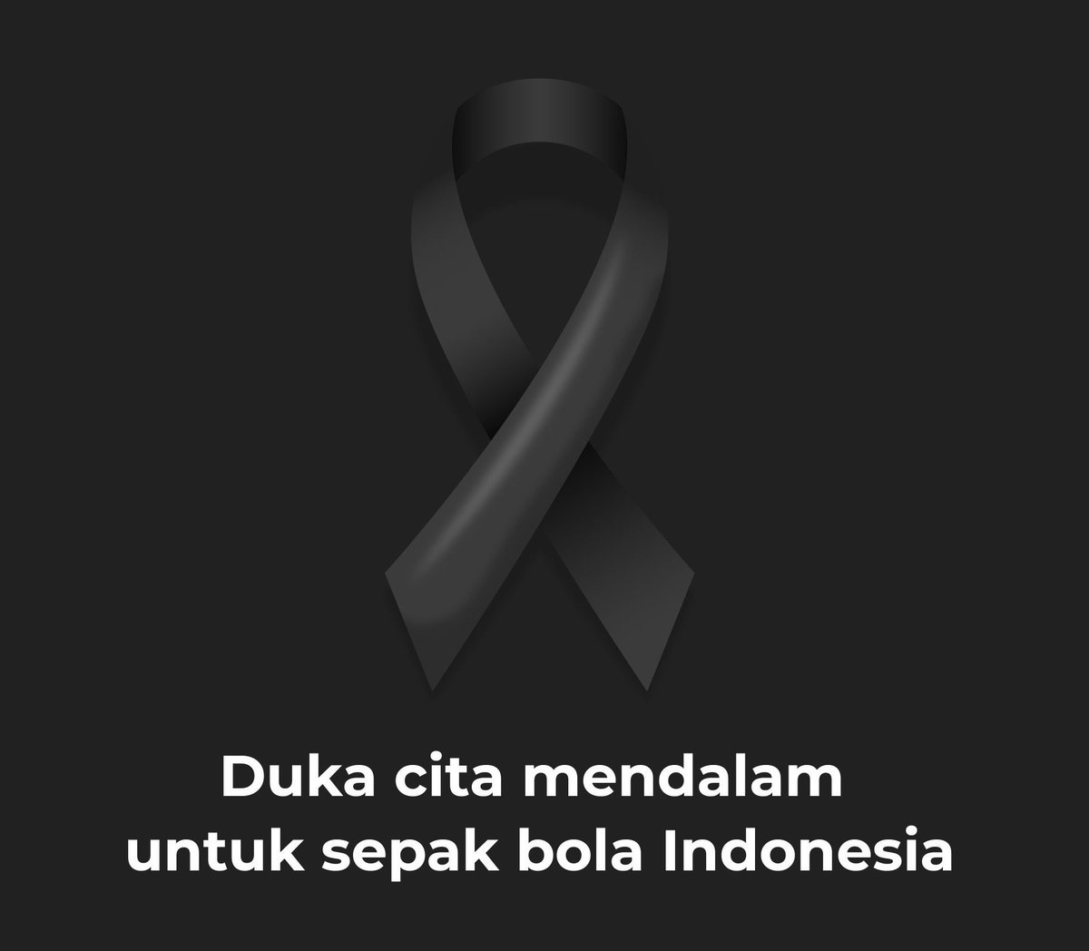 Milanisti Indonesia Basis Bekasi turut berduka yang mendalam atas jatuhnya korban jiwa dalam tragedi di stadion kanjuruhan, malang jawa timur 💐🥀