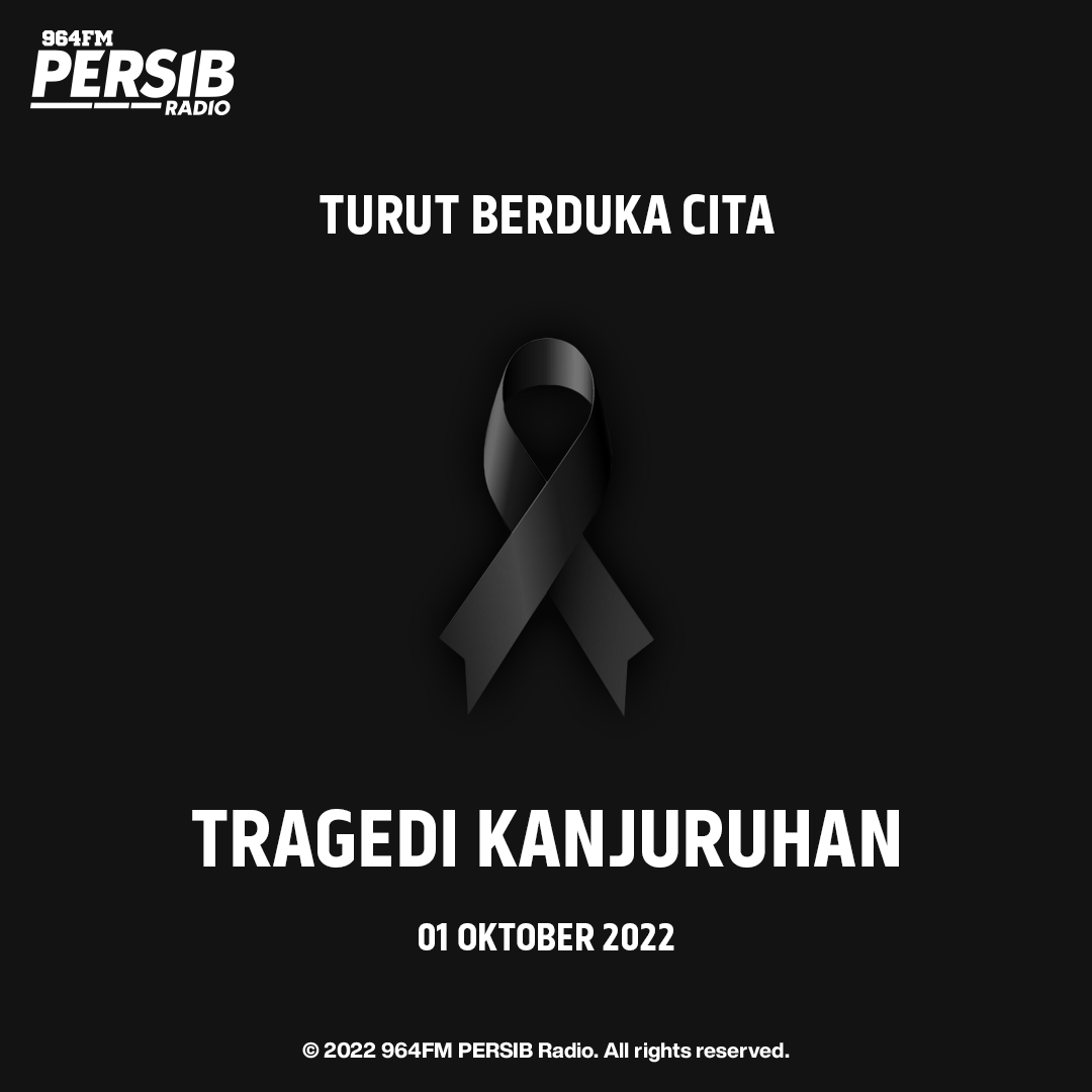 Segenap keluarga besar Persib Radio menyampaikan turut berduka cita yang sedalam-dalamnya atas kejadian yang terjadi di Stadion Kanjuruhan, Malang 🥀

#PersibRadio #PERSIB