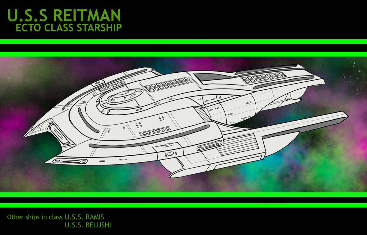SeanTourangeau's tweet photo. Here is the next #starship #conceptdesign that I’m refining, my tribute to Alan Reitman I drew back after his passing. #alanreitman #ectoone #ecto1 #starfleet #starship @ShipTalkingPod @StarTrek #startrek @TrekCore @TREKZONEorg @TheTrekCentral #conceptart #Concept #design https://t.co/7UZloyDYGN