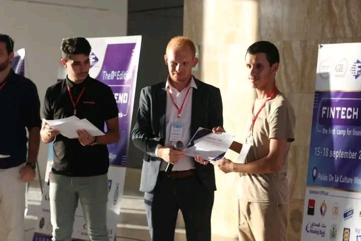 GDSC_ENSB's tweet photo. The GDSC-ENSB had the honor to be part of the @fintech_weekend event organized by the Forum of Youth and Startups, from September 15 to17,2022,at the "Palais de Culture"of Algiers 
#GoogleDevelopers #google
#GoogleDeveloperStudentClub
 #gdscmena
#fintechweekend #competition https://t.co/ARgropIUGR
