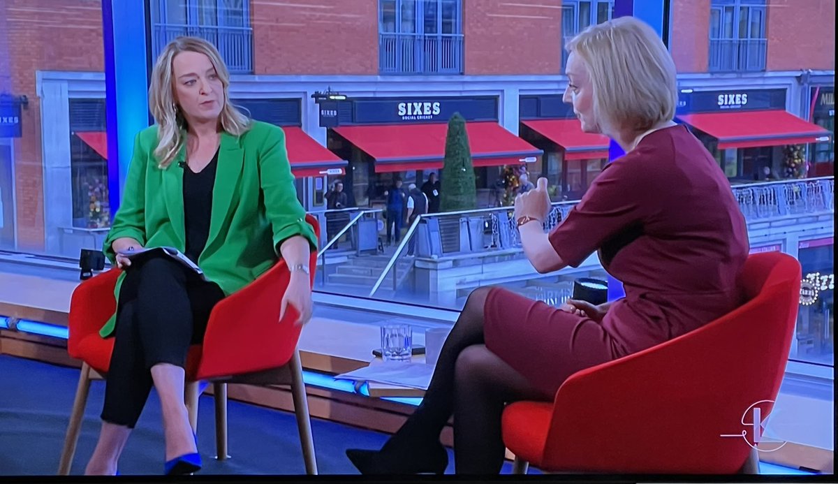 Never watched a more annoying interview #LizTruss #BBCLauraK Total lack of responsibility from the Trussbot blaming last weeks crisis on the rest of the world. Failing to answer questions. Please just give us a competent honest leader.
