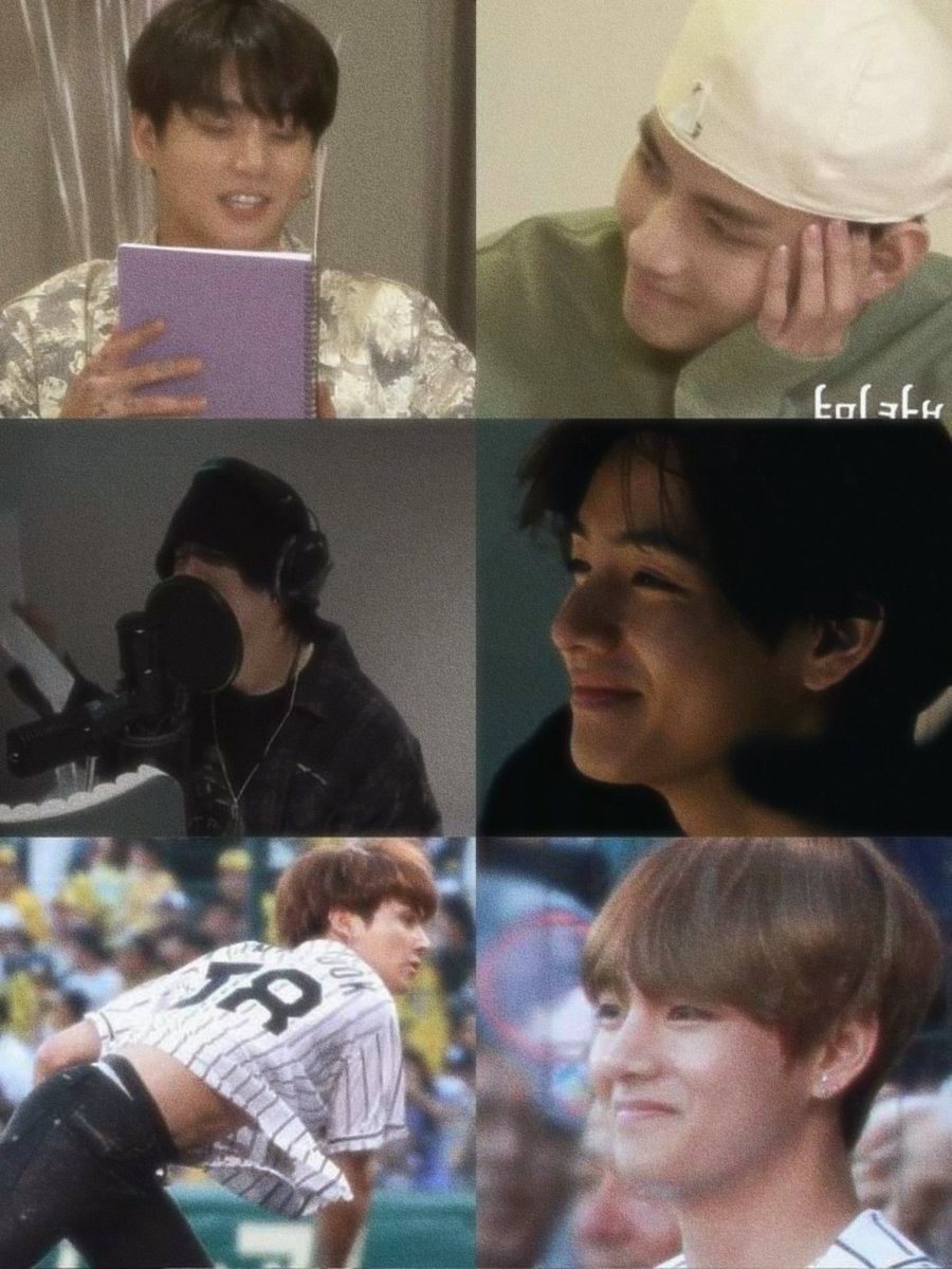 dwellsvk's tweet photo. Taehyung admiring Jungkook with the biggest smile on his face :( https://t.co/gDVioZl3wS