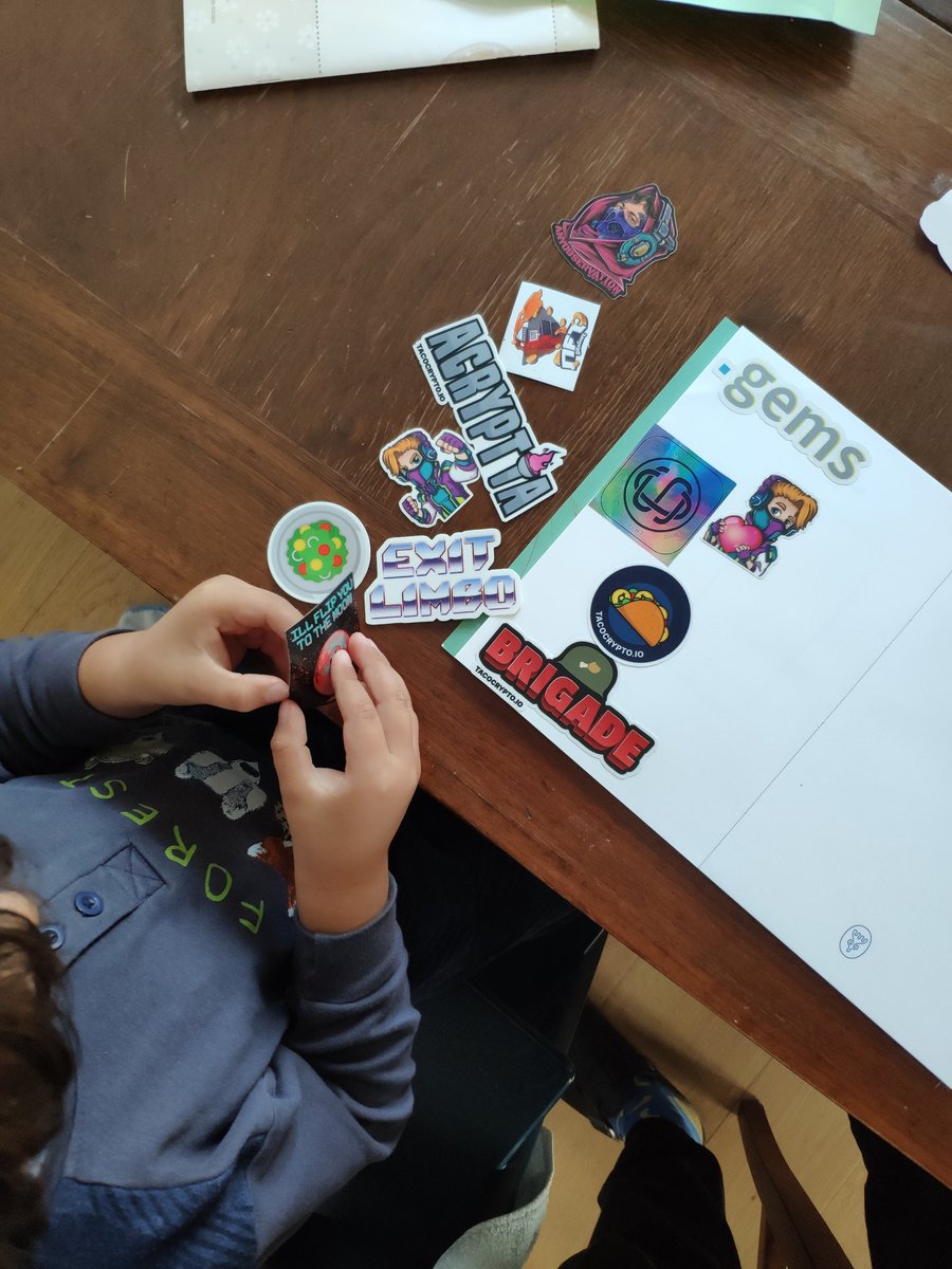 bucciaman's tweet photo. It's family time today to spend with my kids!
The nicest way to explain why I've been gone a few days for the @neftyblocks #unconf is to stick together some #swag from @tacowax @anyobservation @ExitLimboWax @DollzBroken @dotgems_ @CNium_Studio and much more ❤️ https://t.co/FwMK064KcB