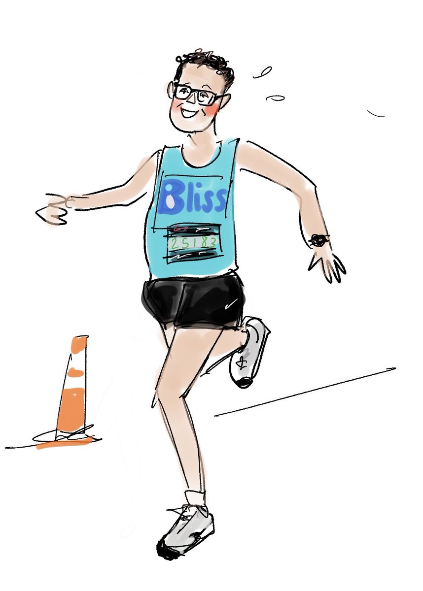 Good luck to @Rufusr, runnning for <a href="/Blisscharity/">Bliss Baby Charity</a> at his first non-virtual #marathon. Can’t say I’ve positively encouraged his (weekend) training runs but secretly I’m very proud of him. Go Ruf! #runningforRex #NHS #Bliss #preemies