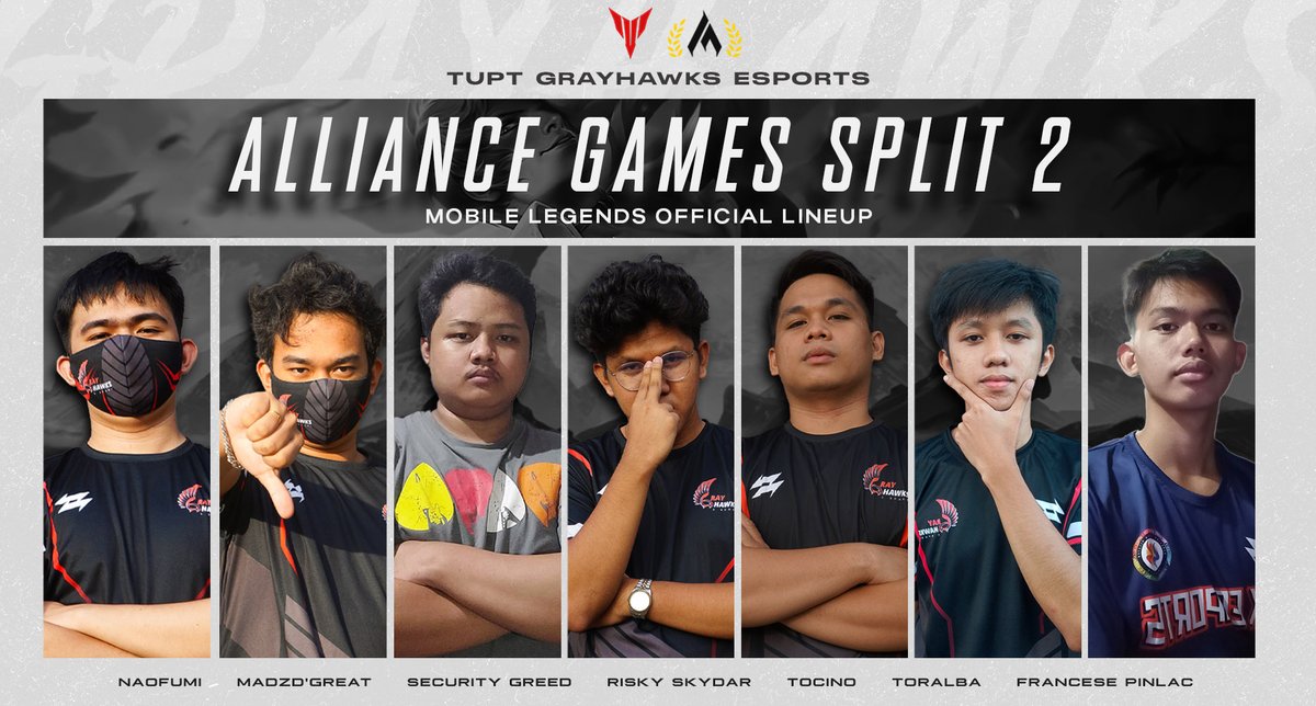 grayhawks_tupt's tweet photo. 🦅KEE-EEEEE-ARR is ALLG READY🦅
 
They are now ready and keen to beat the airspeed against other universities and take home the gold at the AllianceGames Split 2!

#GrayhawksEsports
#FlyHighTUPT
#NotJustPlay https://t.co/Bs89QwRjKB