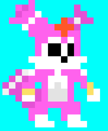 BoredDucc's tweet photo. I love these two too much to not draw something, especially Pix! Shoutouts to @PatriciaTaxxon for these awesome characters!
Pix if she originated in an NES game :)
#PixandBit https://t.co/JqHo9WfBET