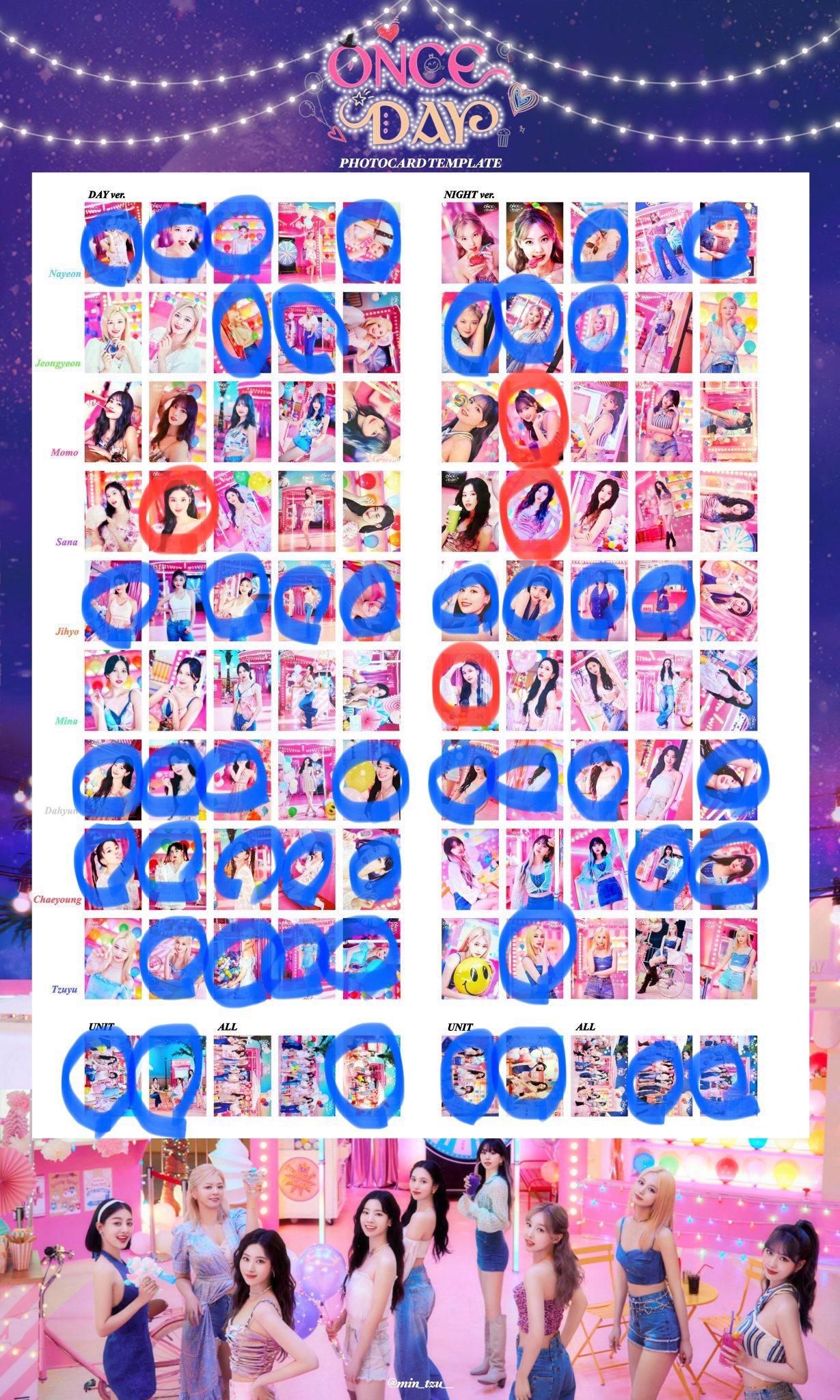 TWICE once day 鬱陶しく ラントレ ジヒョ セット