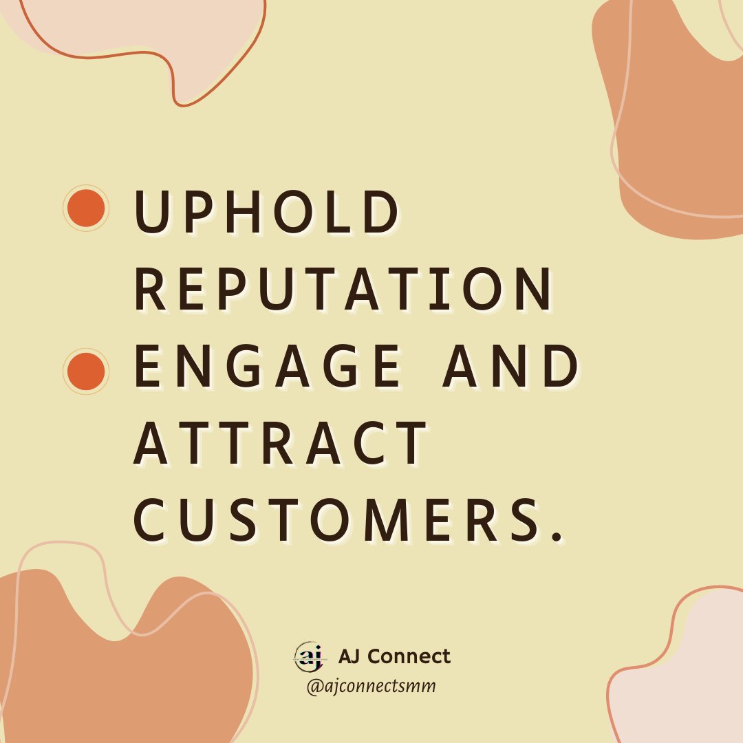 ajconnectsmm's tweet photo. Reasons to hire Social Media Manager📌
✅ Save time.
✅ Stay relevant.
✅ Generate innovative ideas.
✅ Uphold reputation.
✅ Engage and attract customers.
Source 👉🏻: https://t.co/9aMEQmma7v
#reason #benefit #promote #advertise #smm #social #services #smmgoals #ajinsmm #ajconnect https://t.co/ourRUdtgsF