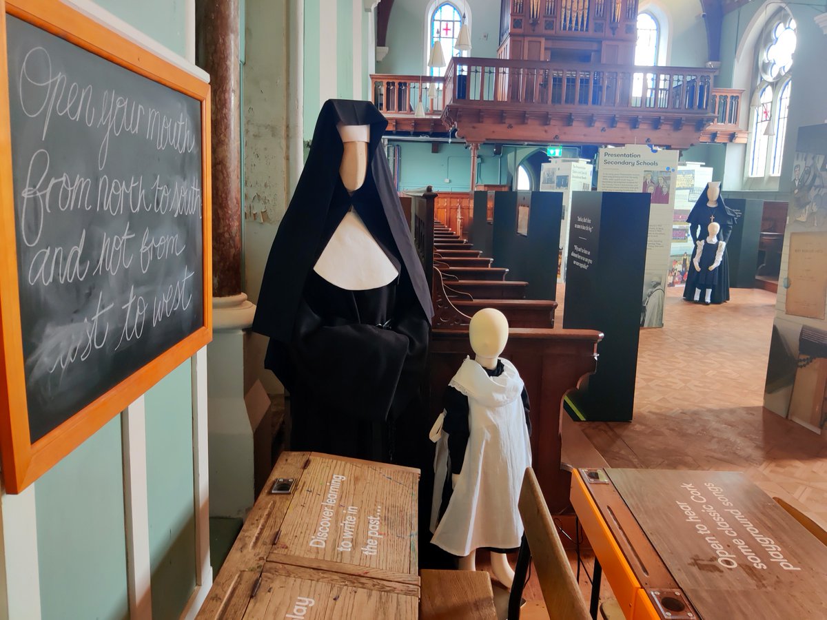 NanoNaglePlace's tweet photo. Have you visited 'Lifetimes of Learning'?
Our new exhibition includes replica nuns habits, interactive school desks and new objects taken from our archives!
Book tickets here: https://t.co/h6NLTeOm1y
#nanonagleplace #purecork #irishmuseums #presentationsisters https://t.co/YLfVabuXLJ