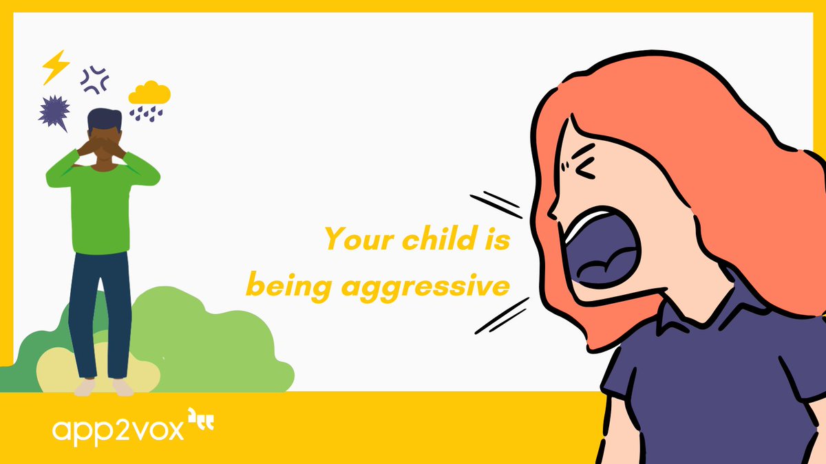 app2vox's tweet image. If your child is acting aggressive, remember that lying underneath the surface they may have a need or want that they are struggling to communicate 😩 💬

#app2vox #accessibleaccessibility #autismwarrior #neurodiversity #asdawareness #aacapps #aac #nonverbal #autism #asd