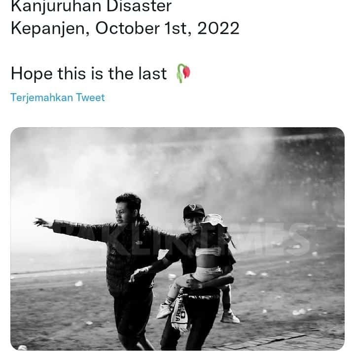 Yatiabi's tweet photo. #ripkanjuruhan https://t.co/blwrZUlKg2