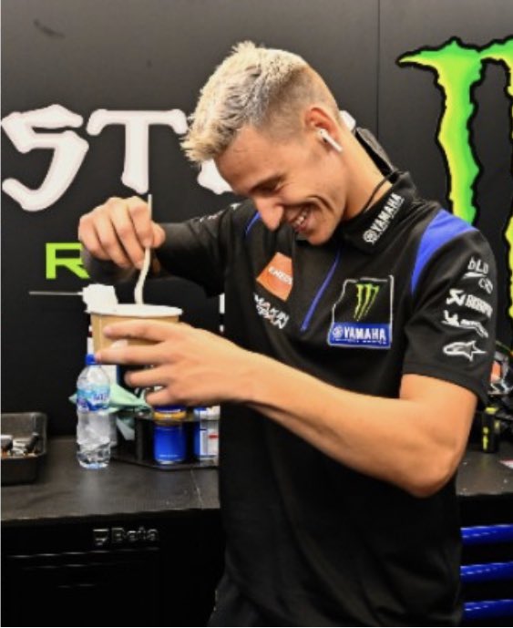 kez__09's tweet photo. There’s only one man that can save us now…🌧 @FabioQ20 @MotoGP @btsportmotogp @DanD1903 https://t.co/UBaj4y0xh7