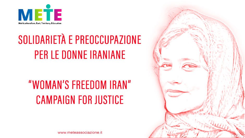 micelimari_1's tweet photo. Dal 2019 #MeteOnlus, è impegnata nell’alto tema dei diritti umani internazionali. Ha ideato e promosso una Campagna per la Giustizia a tutela della libertà di ogni donna iraniana.
“Woman’s Freedom Iran”, il titolo.
#MashaAmini #HadisNajafi.
#IranProtests2022 https://t.co/97C0qtOxqw