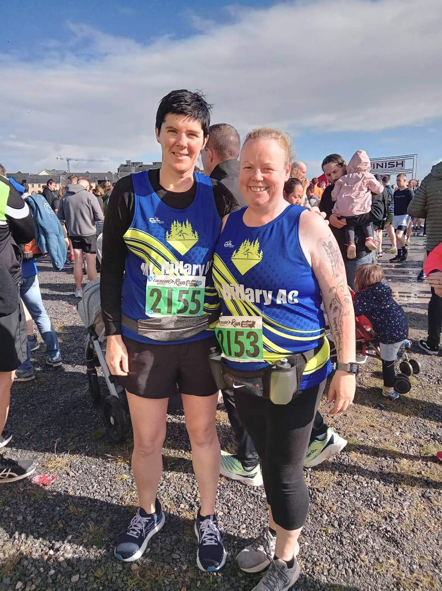 MtHillaryAC's tweet photo. These two @MtHillaryAC legends did us proud in Galway yesterday as they completed the #GalwayBay #HalfMarathon
(first Half Marathon for Aileen🎉)
Super running Janet & Aileen
#LookingGoodinBlue #Superstars https://t.co/YWW1TI8amV