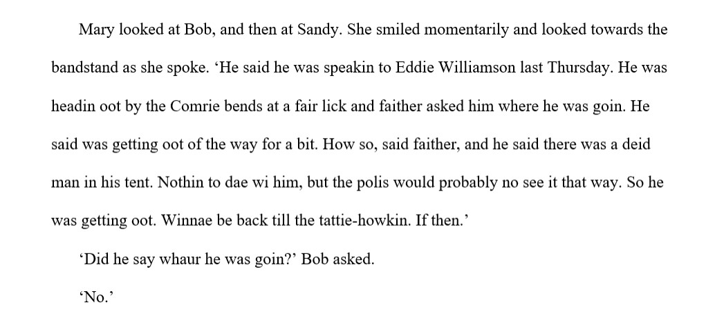 McInRob's tweet photo. Today's word is #howk, which evokes painful memories of 1970s tattie-howking for a fat lad who preferred to be sitting in a corner reading.
This is from my current #WIP, set in Crieff in July 1939, the last gasp of normality.
#Scotstober https://t.co/wP04R1RHkU