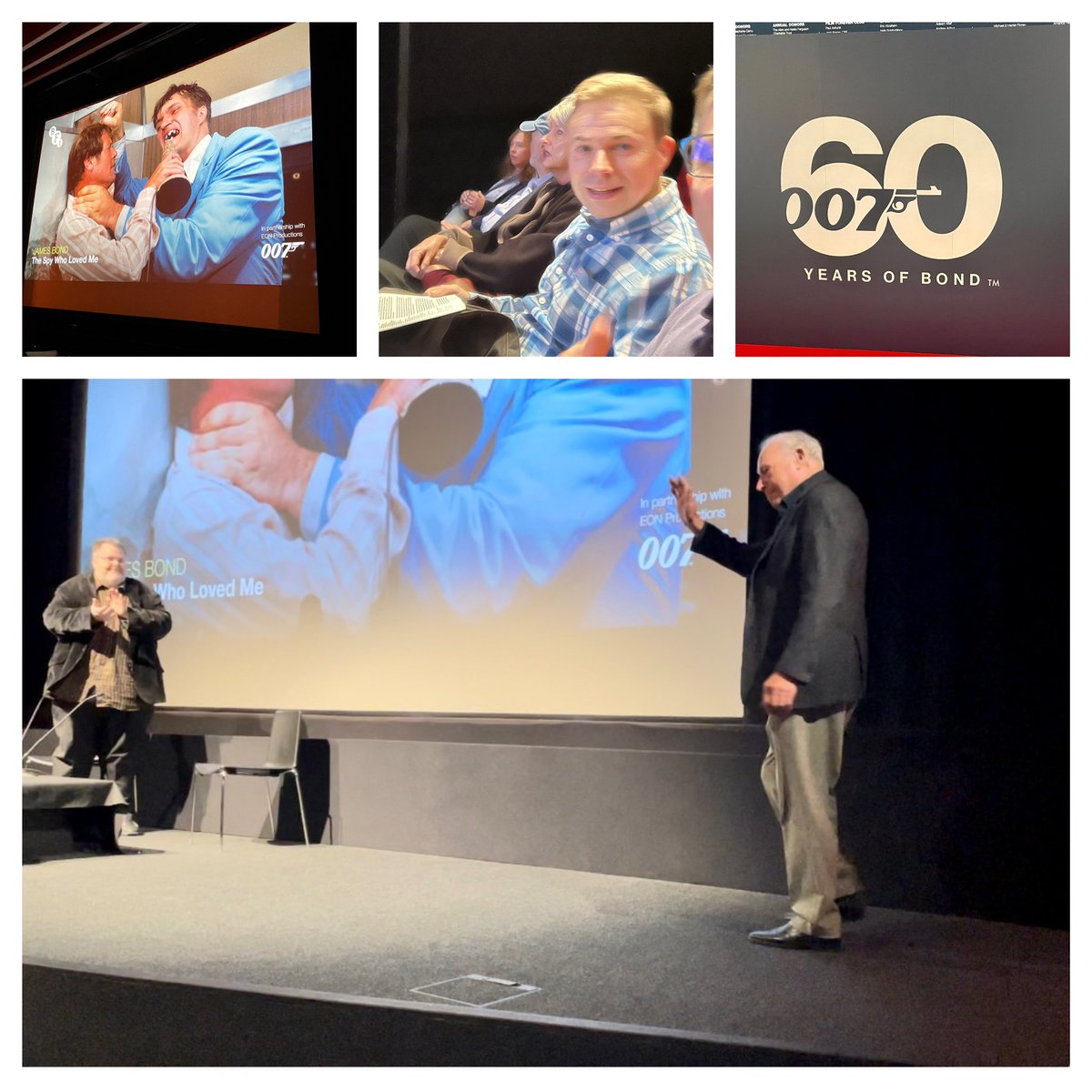 The legendary Mr John Glen about to introduce the <a href="/bfi/">BFI</a> 45th anniversary screening of The Spy Who Loved Me. #60yearsofBond