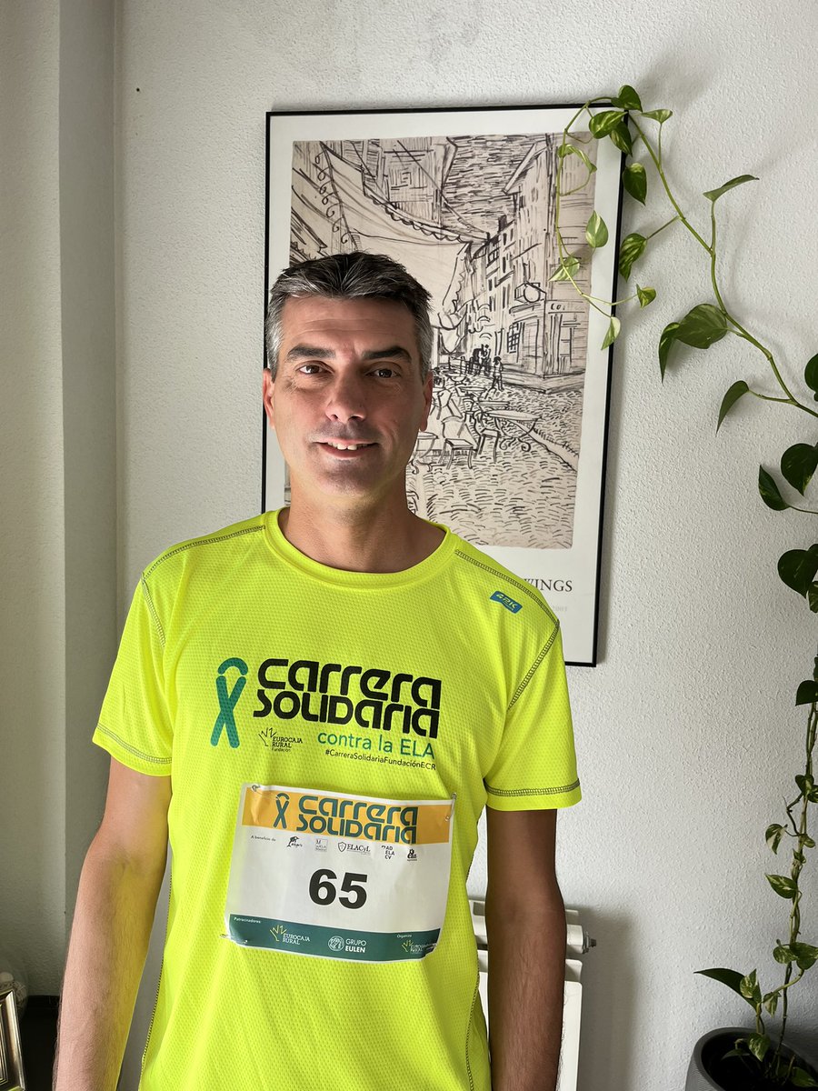 jdbazaga's tweet photo. Hoy corremos #ContralaELA con los amigos de @eurocajarural y @FundacionECR 💪🏻 #CarreraSolidariaFundacionECR https://t.co/jCEALeTCWz