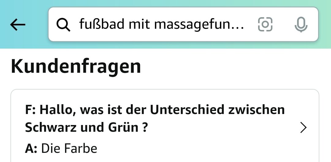 Amazon Kundenfragen: immer wieder beste Comedy 😅