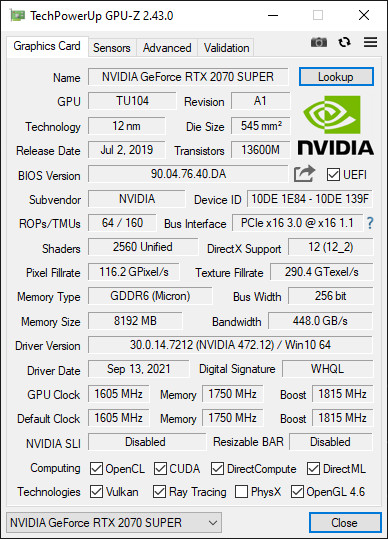 NeowinSoftware's tweet photo. GPU-Z 2.50.0 #GPUZ https://t.co/Nhjqn2kynl https://t.co/1h5lll4EU2