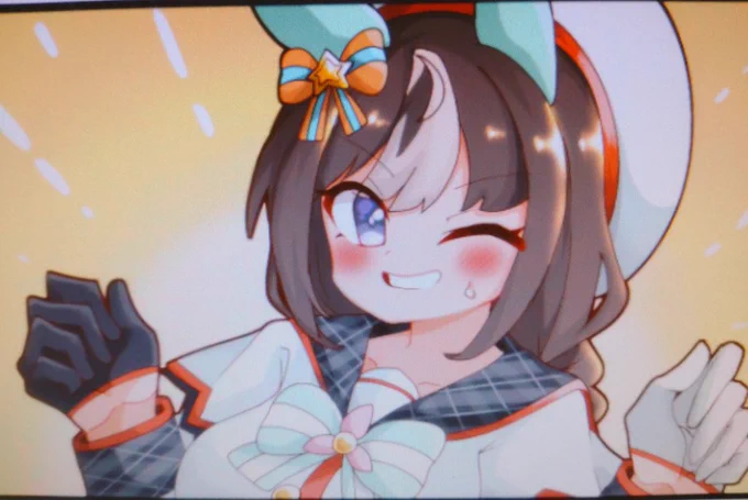 今日投稿無理そうなので可愛く描けたホッコータルマエちゃんの進捗で許してください 