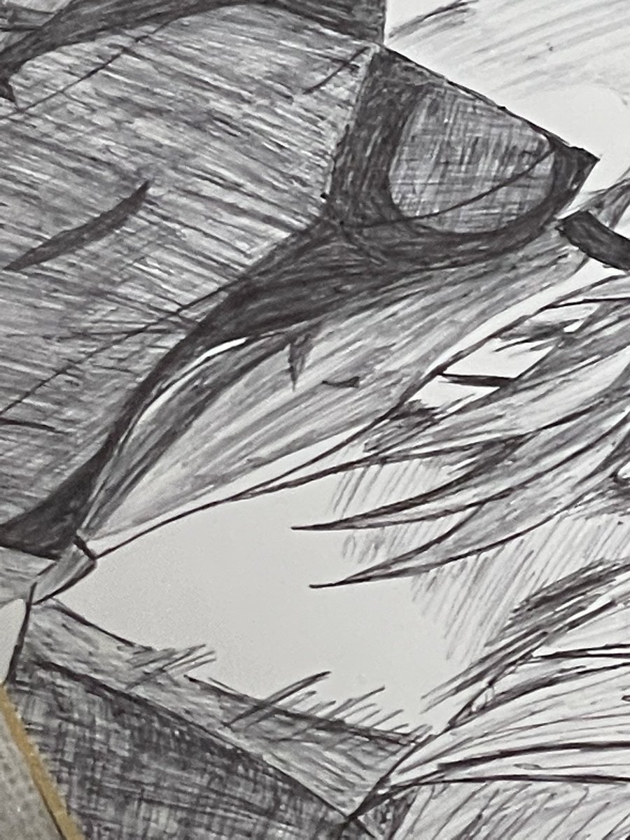 明日久しぶりにアナログ絵あげる 
