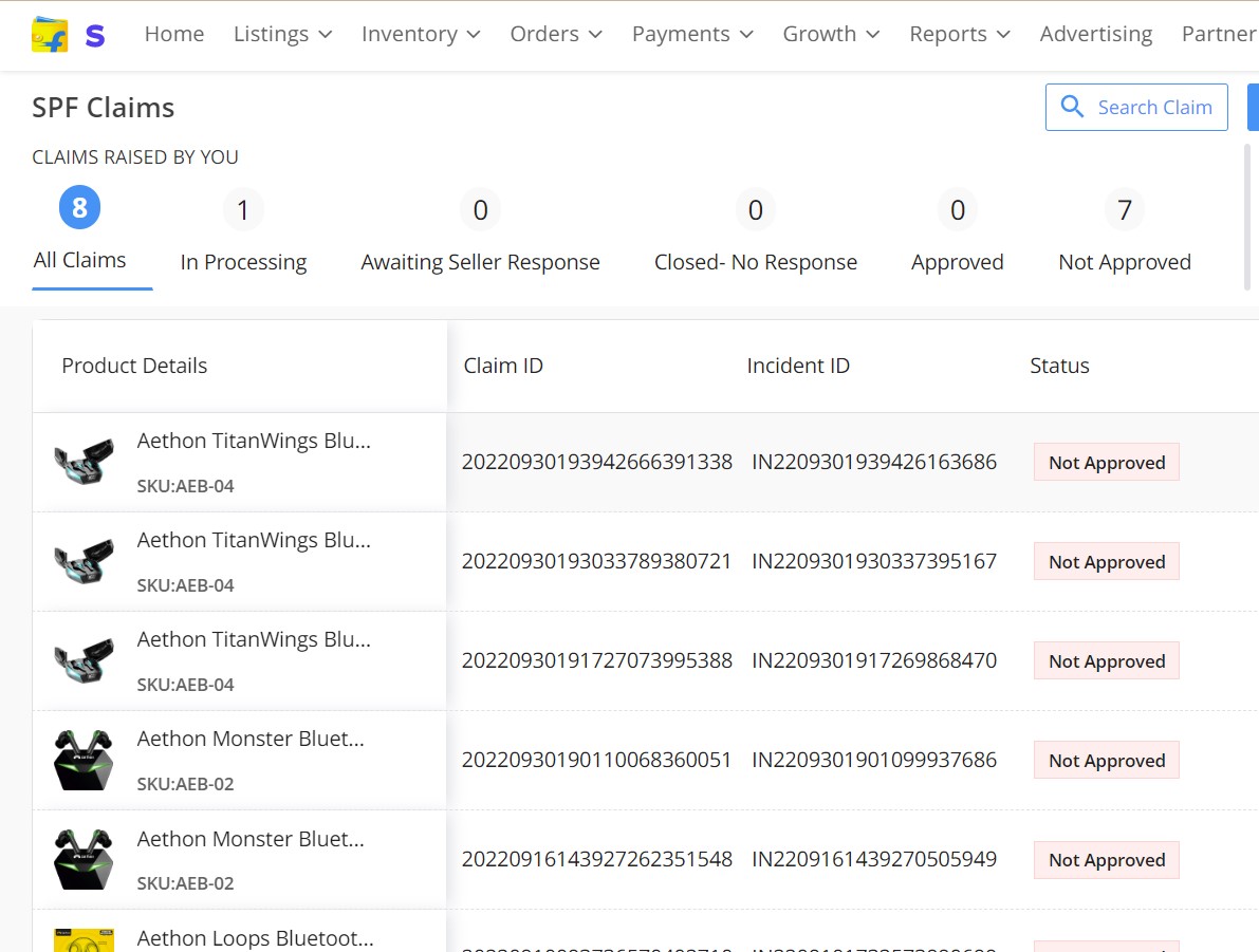 ShreejaTr1's tweet photo. @Flipkart  Scam 1: Almost all the claims have been rejected by Flipkart so far even after sharing valid video evidence. Our 4 counterfeit return claims on 30th Sept were rejected even after solid video evidence and proof of labels of other suppliers @jagograhakjago @walmartindia https://t.co/ZwNuGm1fL4