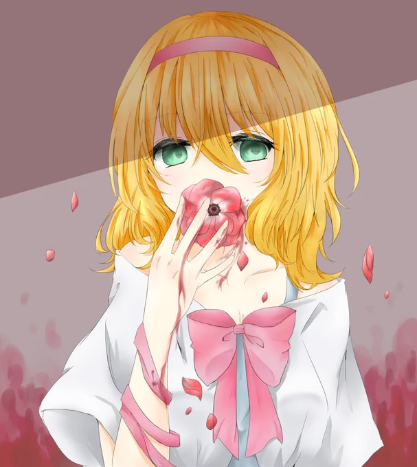 最近は可愛いデフォルメを描くことが多いですが、儚げ?ダーク?な雰囲気のも好きですアピール(`・ω・') ←だいぶ古い何度も出してそうなお気に入りの過去絵達w 