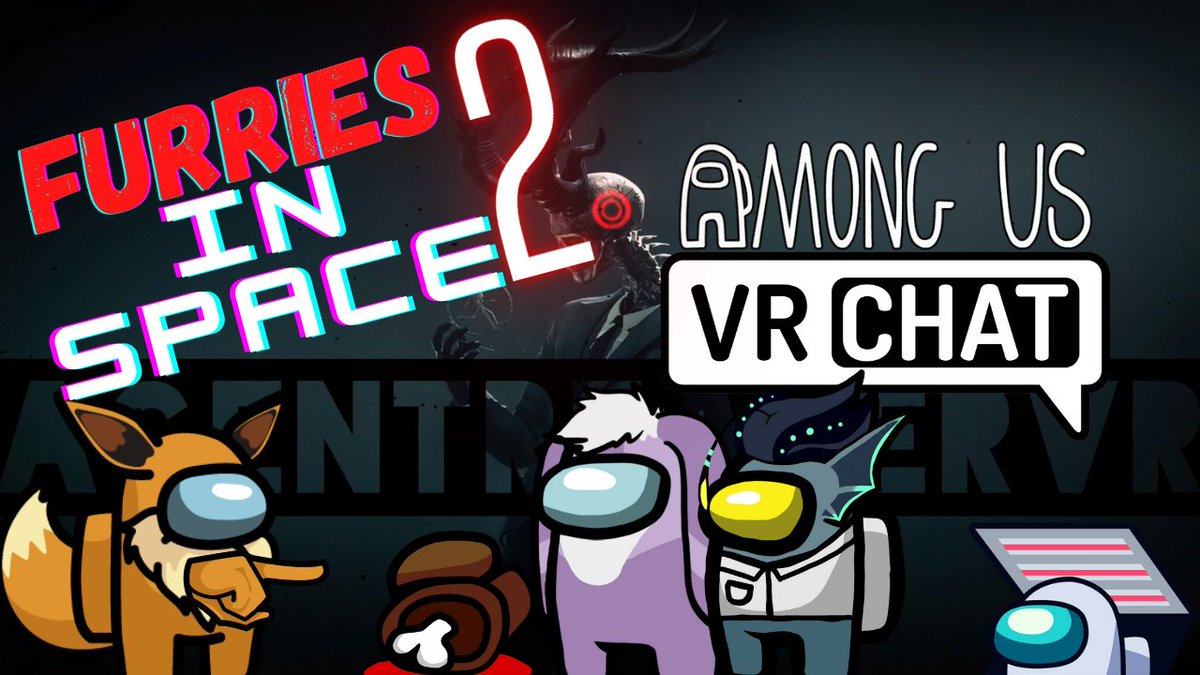 AgentReaperVR's tweet photo. Thumbnail for Monday's video. Yes, it's another #Furry #AmongUs video from #VRChat again. #VRChatAmongUs #AmongUsVRChat #FurryCommunity #VR #VRGame #VirtualReality #VirtualRealityGame #FurryVRChat #YouTube #SmallYouTuber #SmallYouTuberCommunity #YouTuber https://t.co/gg3oC81s5F