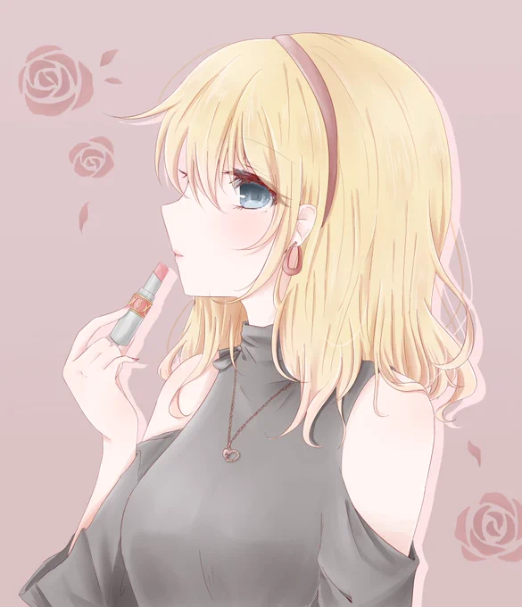 最近は可愛いデフォルメを描くことが多いですが、儚げ?ダーク?な雰囲気のも好きですアピール(`・ω・') ←だいぶ古い何度も出してそうなお気に入りの過去絵達w 