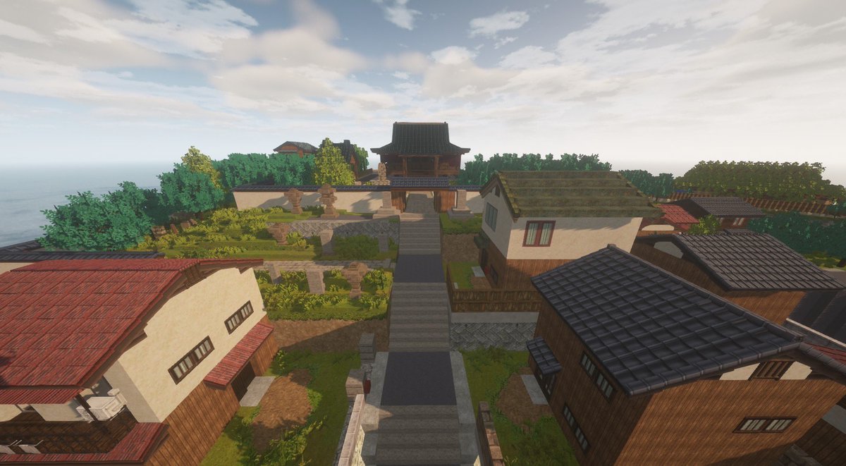 o_gurui's tweet photo. 正天寺の正面視点です。
境内はもうちょいです😅
#妖怪ウォッチ #Minecraft https://t.co/FfAjD2z1Mr