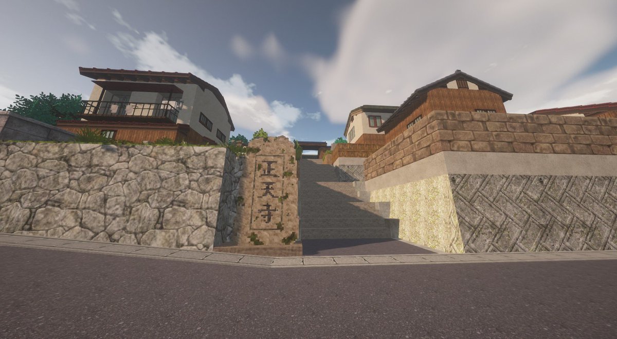 o_gurui's tweet photo. 正天寺の正面視点です。
境内はもうちょいです😅
#妖怪ウォッチ #Minecraft https://t.co/FfAjD2z1Mr