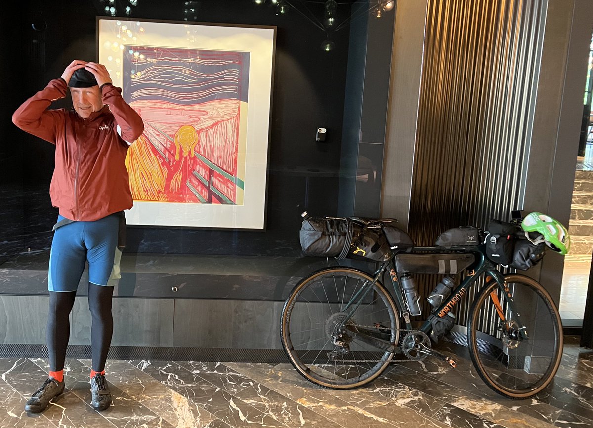 peteswiftysan's tweet photo. @NorthRoadCycles #nplus1 #thescream @artistmunch https://t.co/T8WxwSMI3i