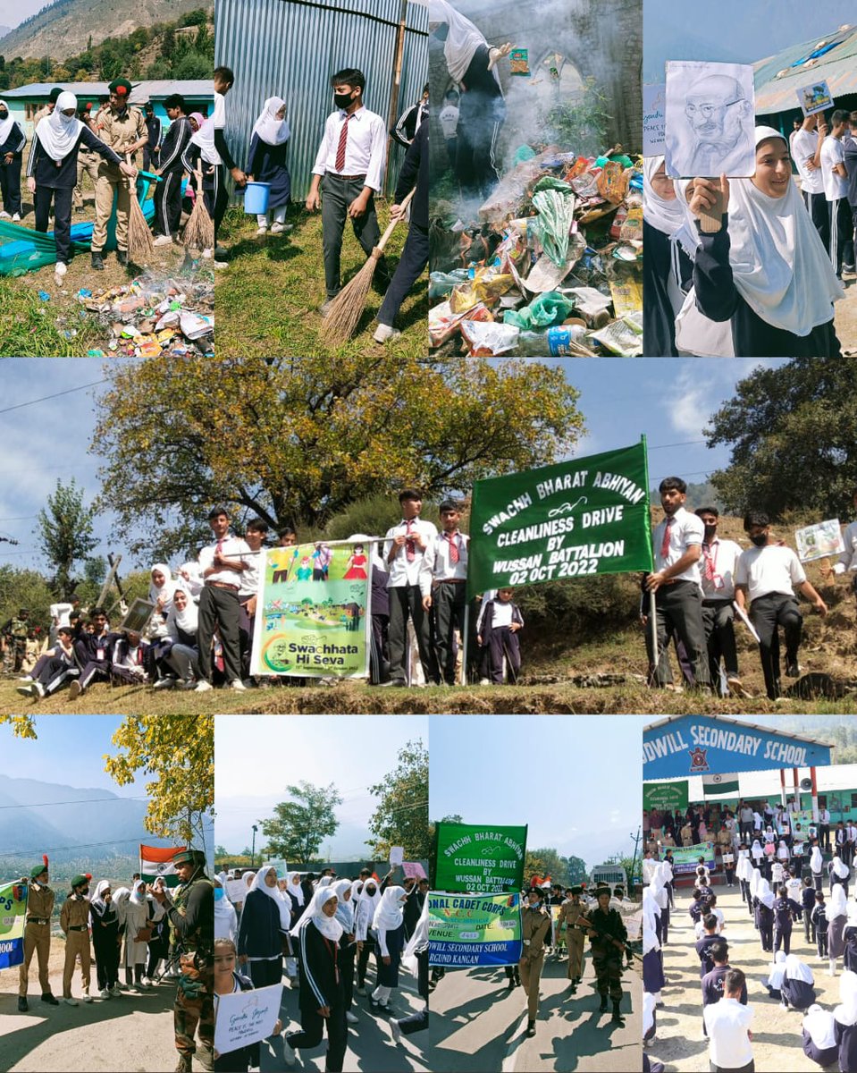 Kashmir Diaries (@toofanibaba1) on Twitter photo On the occasion of International day of Non-Violence, a cleanliness drive was carried out by the students of AGS, Margund, as part of Swachh Bharat Abhiyan.
<a href="/official_dgar/">The Assam Rifles</a>
<a href="/Mesmer_Manasbal/">Mesmerizing_Manasbal</a>
#SwachhBharatAbhiyan
#GandhiJayanti
#2ndOctober On the occasion of International day of Non-Violence, a cleanliness drive was carried out by the students of AGS, Margund, as part of Swachh Bharat Abhiyan.
<a href="/official_dgar/">The Assam Rifles</a>
<a href="/Mesmer_Manasbal/">Mesmerizing_Manasbal</a>
#SwachhBharatAbhiyan
#GandhiJayanti
#2ndOctober