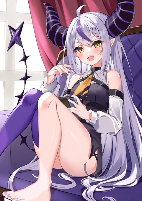 ラプ様#laplus_artdesu 