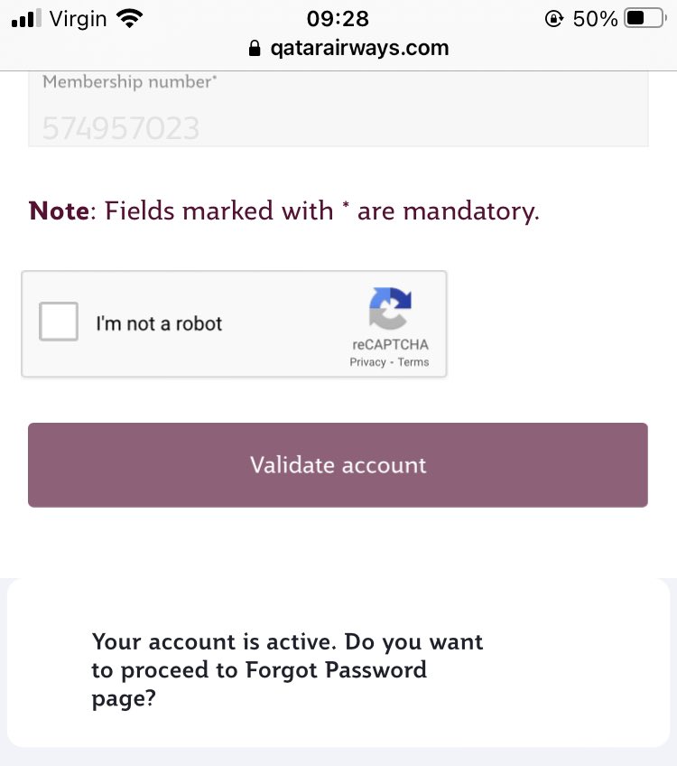 casakevina's tweet photo. @qrsupport Yes…and again asks me to reset password which I will do and again no OTP code is sent to verify who I am? So will be locked again after 3rd try https://t.co/HAe2dnmaWg