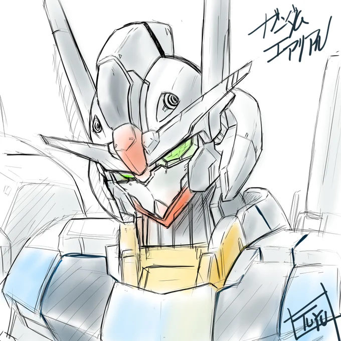 ガンダムエアリアル #ガンダム #水星の魔女 #メカ #メカニック #ロボット  
