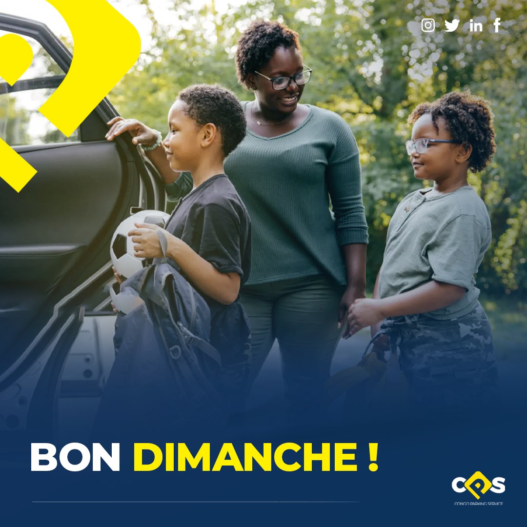 CongoParking's tweet photo. Passez un bon dimanche chez vous !

#Dimanche #Detente #CPS https://t.co/U2jRQgs5Ey