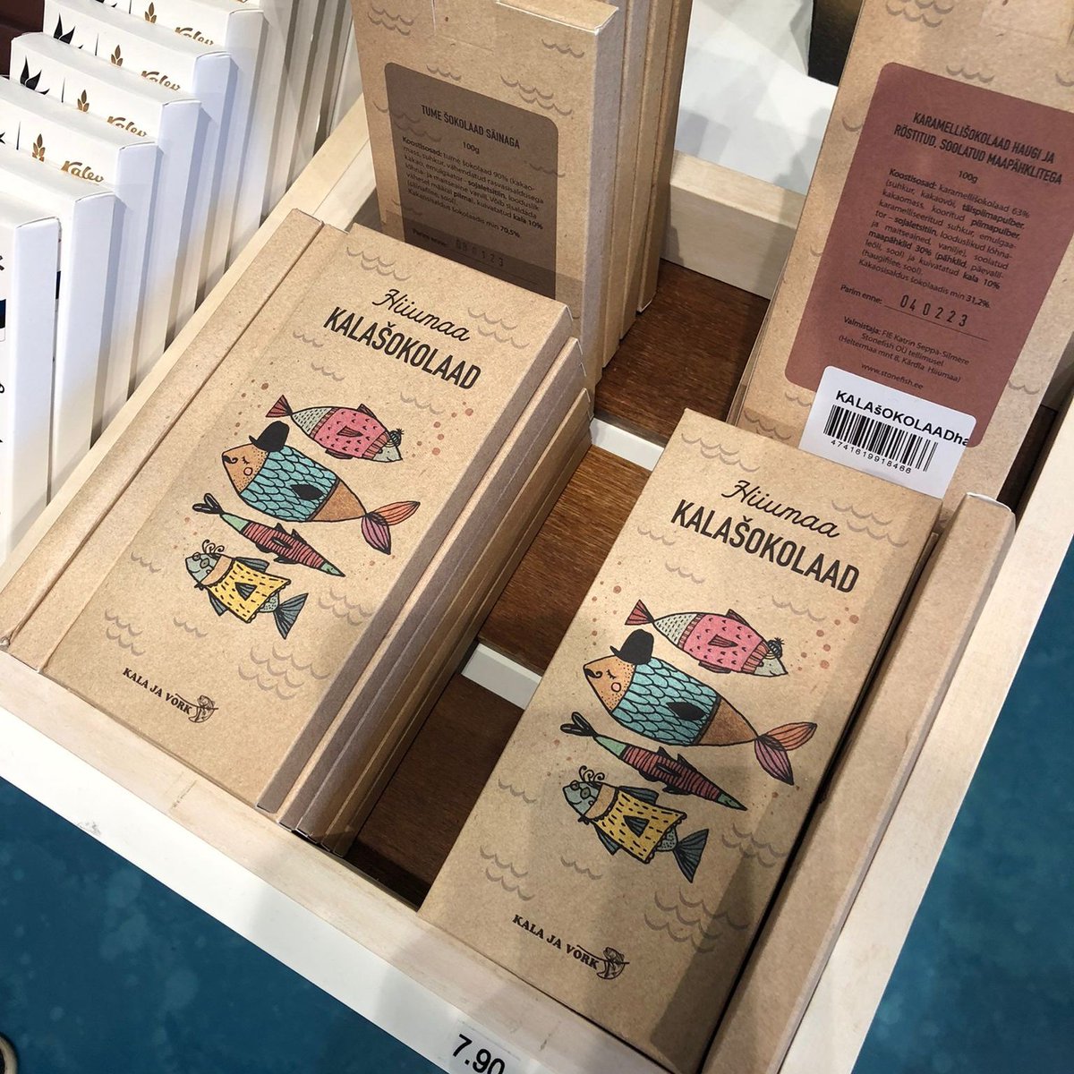 maxfras's tweet image. Nobody:

Absolutely nobody:

Estonia: dried fish chocolate