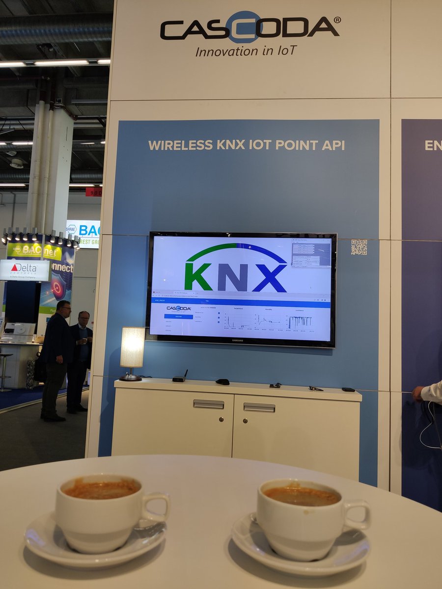 Come share a coffee with Cascoda to see a live demo of #KNXIOT Point API with #Thread at #LB22, Hall 9, D20, Frankfurt. @TheThreadGroup @KnxBelgium