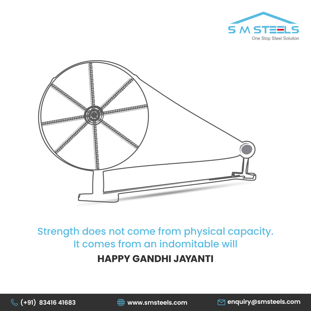steels_m's tweet photo. Let us pay homage to the great man who taught the world that even the toughest wars can be won with peace and truth.
.
.
.
#SMSteels #HappyGandhiJayanti https://t.co/tIHhp8Lfky