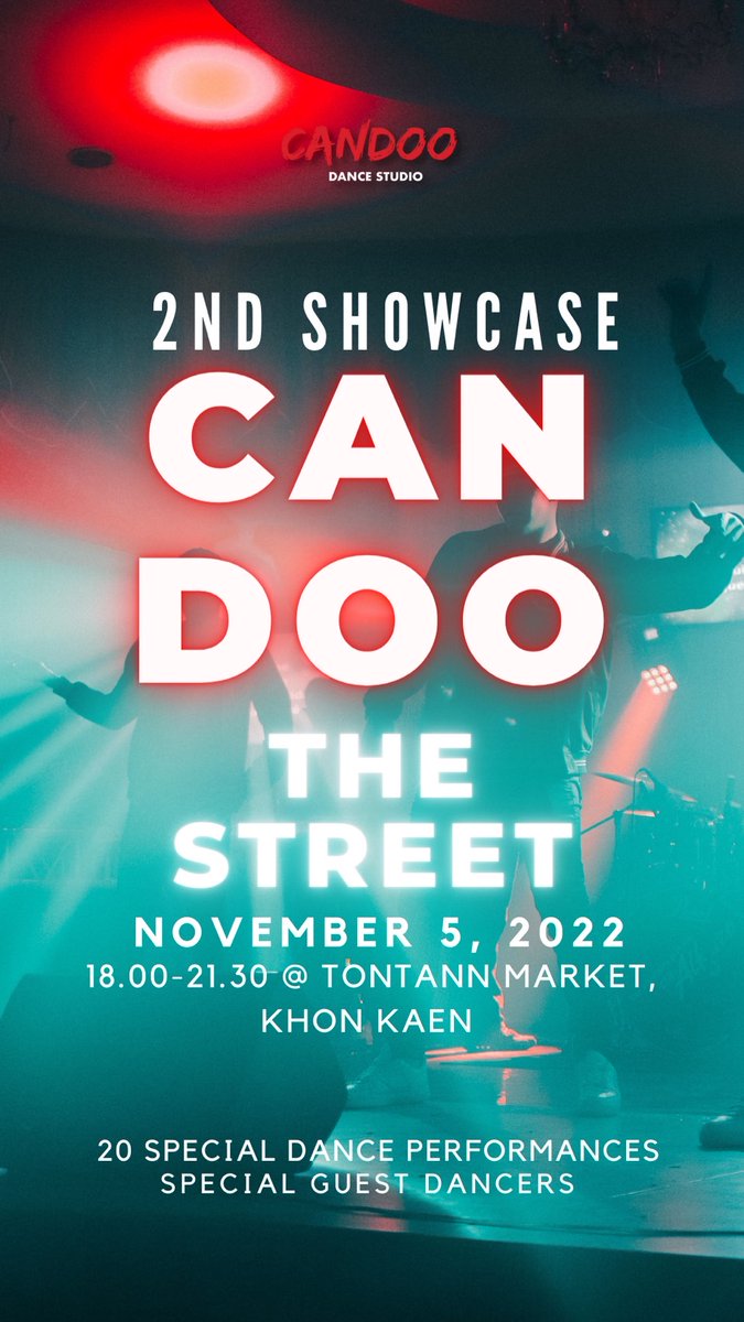 CandooDance's tweet photo. See you soon

#CandooDanceStudio #Thailand #Khonkaen #Thaidancer #Dance #Performance #Showcase #4thAnniversary #แคนดูสี่ขวบ https://t.co/JYyq9mp33Z