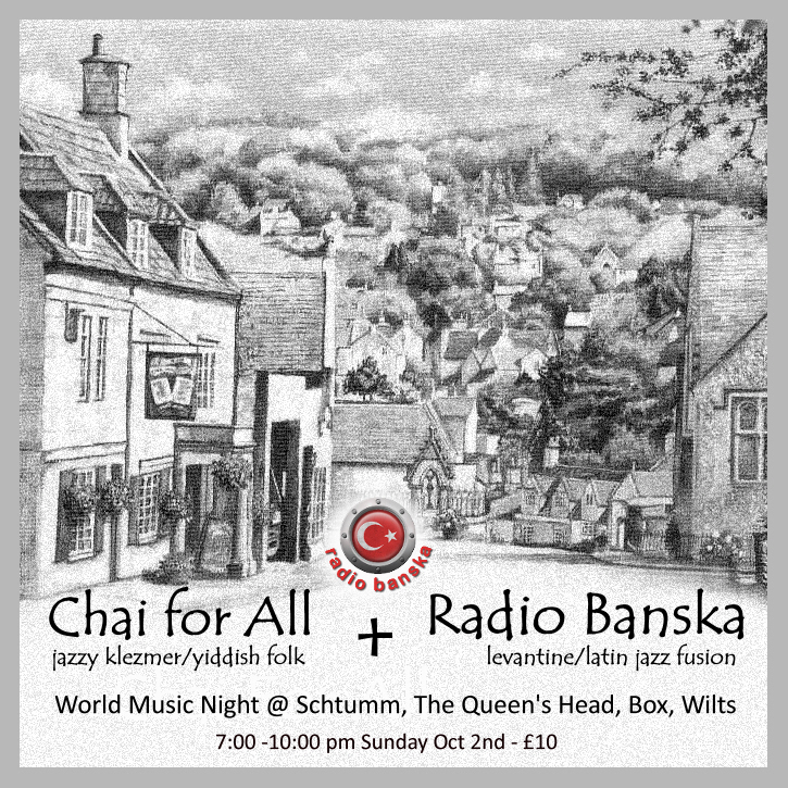 radio banska (@radiobanska) on Twitter photo #Schtumm
<a href="/QueensHeadBox/">The Queens Head Box</a>
Sunday Oct 2nd - WORLD MUSIC NIGHT !!
w/ Radio Banska and Chai for All
eventbrite.co.uk/e/302281430897
#wiltshire #wiltshiregigs #thequeensheadbox #worldmusic #supportlocal #musicians #livemusic #concerttickets #music #levantinemusic #klezmer #jazz #latinmusic #Schtumm
<a href="/QueensHeadBox/">The Queens Head Box</a>
Sunday Oct 2nd - WORLD MUSIC NIGHT !!
w/ Radio Banska and Chai for All
eventbrite.co.uk/e/302281430897
#wiltshire #wiltshiregigs #thequeensheadbox #worldmusic #supportlocal #musicians #livemusic #concerttickets #music #levantinemusic #klezmer #jazz #latinmusic