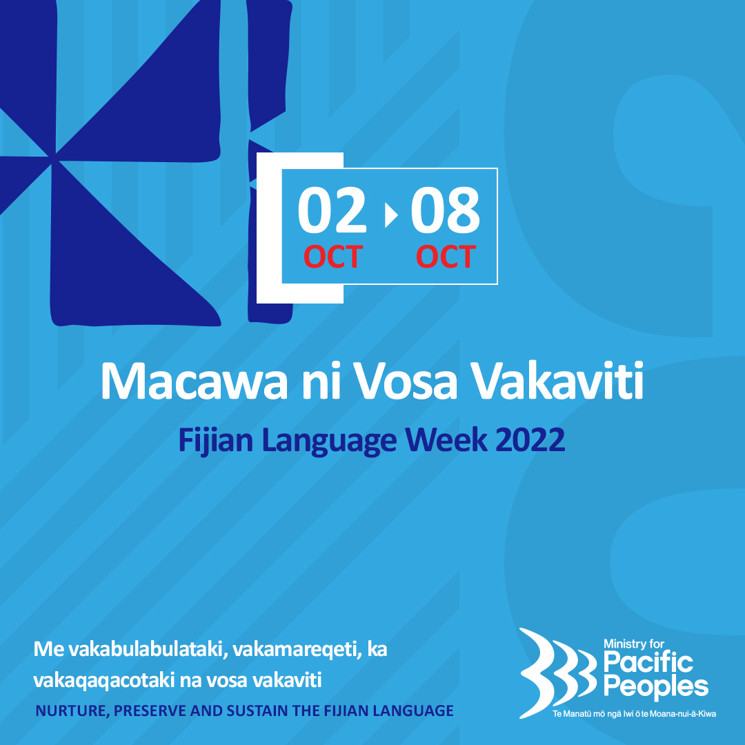 thefonohealth's tweet photo. 🇫🇯 Bula Vinaka. Happy Macawa ni Vosa Vakaviti. This year’s theme is Me vakabulabulataki, vakamareqeti, ka vakaqaqacotaki na vosa vakaviti, which means, Nurture, Preserve and Sustain the Fijian language. 🇫🇯💙 #thefono #caringisourculture #fijilanguageweek https://t.co/lGO8K3ZNiN