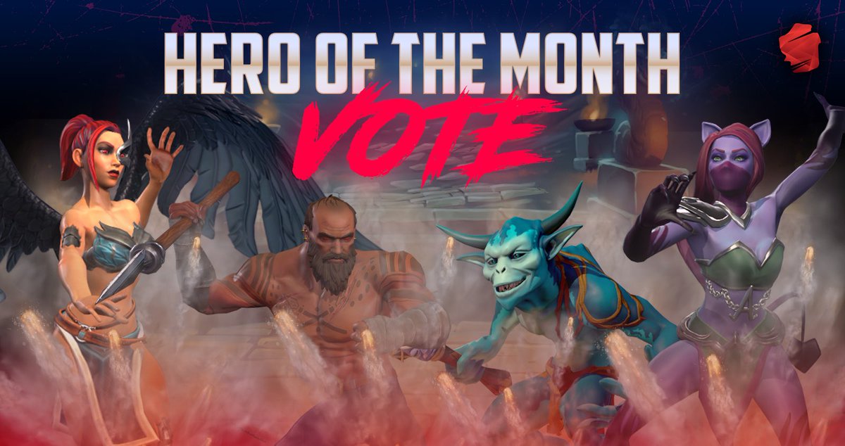 BFGiostone's tweet photo. Is it too early for spooky Halloween surprises?
Nevertheless, it's October, so we need to pick a new Hero of the Month!
Comment your choice between Auri, Akuma, Gurluk, and Ranvir!
🔺Everyone who comments wins a WL!
✅One lucky person who retweets will get a free #NFT hero! https://t.co/JP6zSOEGxO