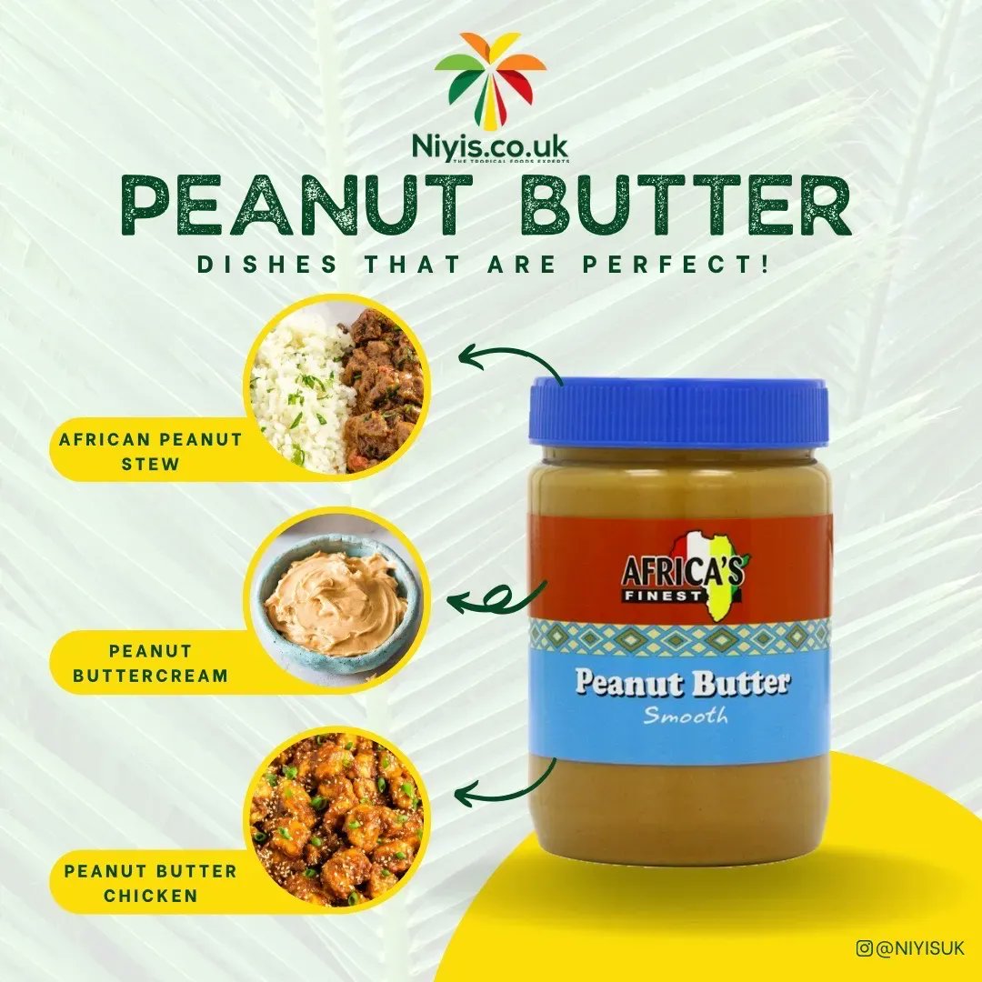 NiyisUK's tweet photo. Which of this meal have you tried? And give it a rating! π
#chooseniyis #gethealthywithniyis #peanutbutterrecipe #peanutsgang #africandishes #africanfoodie #africanfoodblogger #groceryshopper #onlinegrocerystore #freshgroceries #london #londonfoodbloggers #londongrocerymarket https://t.co/OCV4Yl6Kz6