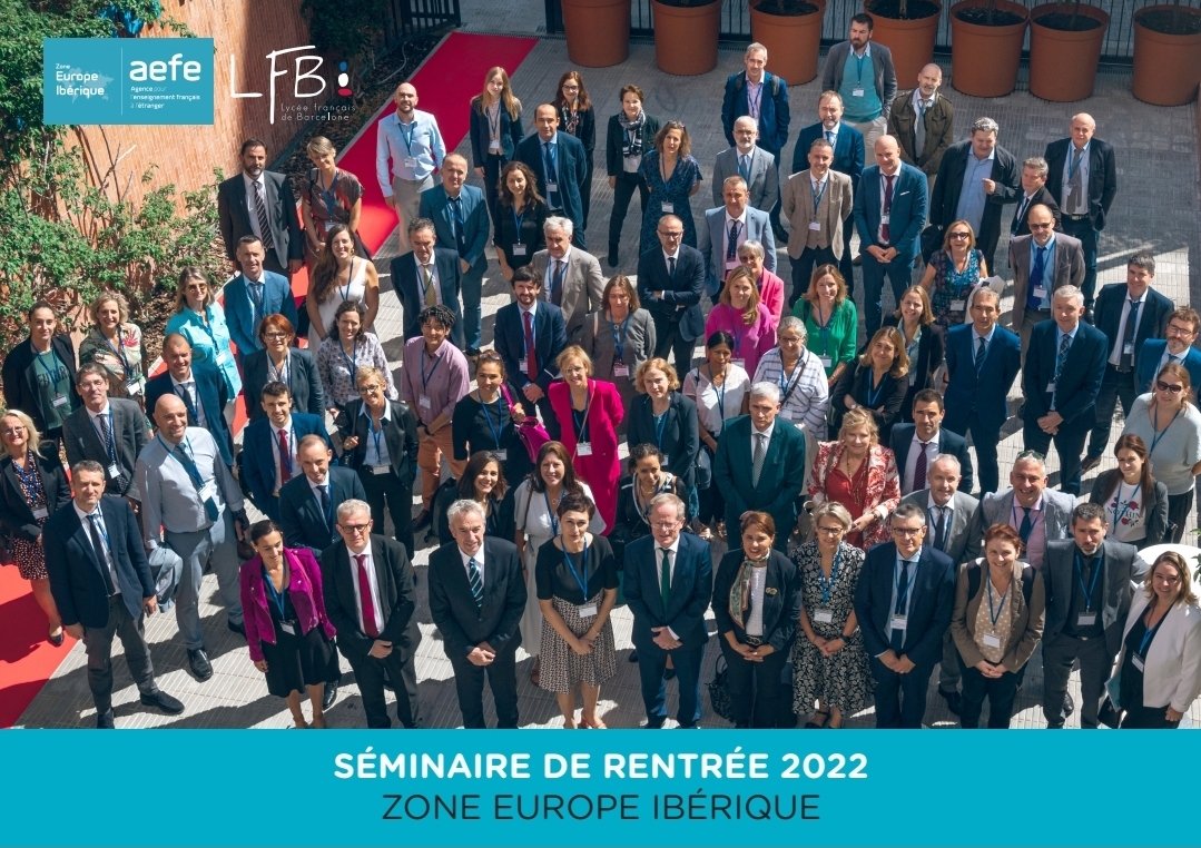 Les chefs d'établissement, directeurs des écoles et directeurs financiers de la zone Europe Ibérique en #séminaire à <a href="/IF_Barcelona/">Institut français de Barcelona</a> <a href="/BarceloneLycee/">Lycée Français de Barcelone</a> les 29 et 30 septembre 2022. <a href="/aefeinfo/">AEFE</a> <a href="/mlfmonde/">Réseau mlfmonde</a>