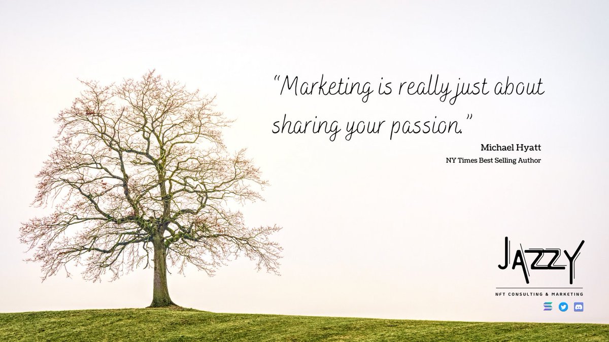 Jazzy_sol's tweet image. We need more marketers in the #solananft #community 
I'll be posting some inspirational quotations from some of the best leaders and marketers to inspire and ignite the community's interest in #marketing.