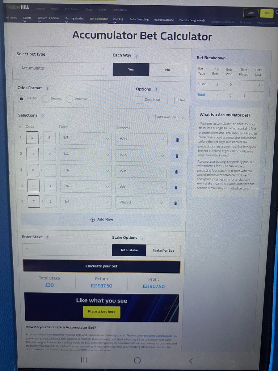 Smartiez (@matthew93470897) on Twitter photo Donโt normally post here but taking to social media to warn people about betting with <a href="/WilliamHill/">William Hill</a>
I made a bet beginning of last season for 5 teams to win their respective leagues Man city, Fulham, Wigan and Forest Green came top and <a href="/Wrexham_AFC/">Wrexham AFC</a> placed Donโt normally post here but taking to social media to warn people about betting with <a href="/WilliamHill/">William Hill</a>
I made a bet beginning of last season for 5 teams to win their respective leagues Man city, Fulham, Wigan and Forest Green came top and <a href="/Wrexham_AFC/">Wrexham AFC</a> placed