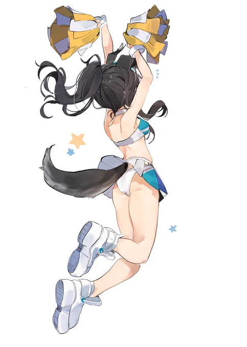 後ろ姿が可愛いねってらくがき 